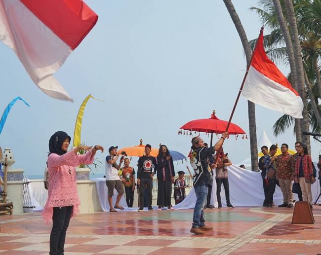 Upacara Sumpah Pemuda di Anyer Banten