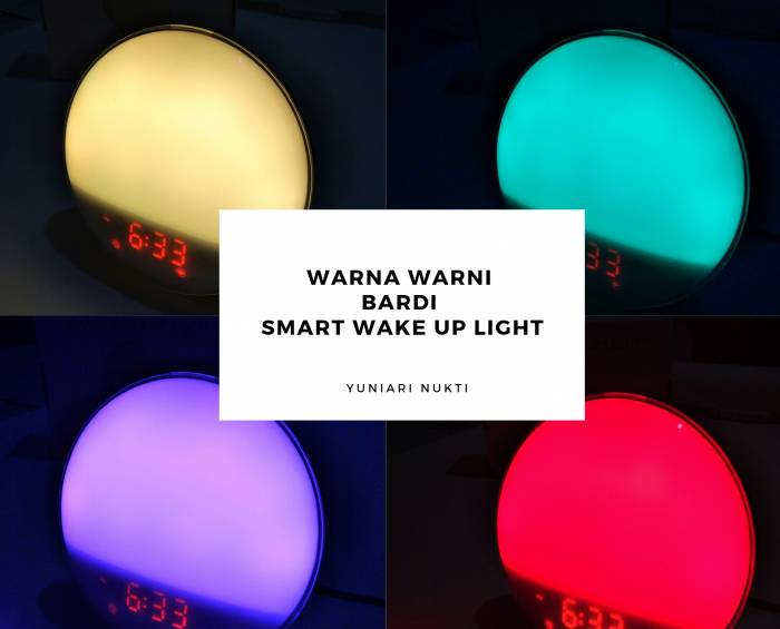 Warna Lampu Bardi Smart Wake Up Light