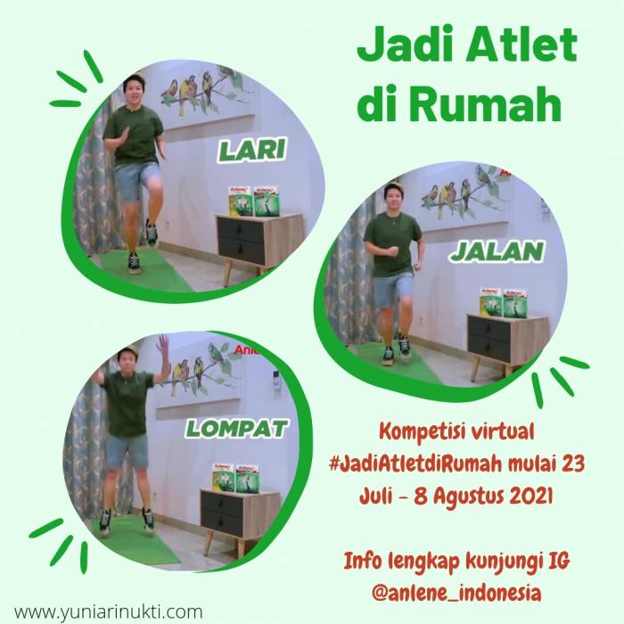 Kompetisi Jadi Atlet di Rumah