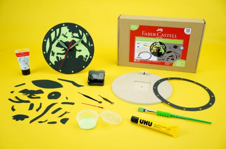 Creative Art Series Faber-Castell Glow In The Dark Clock