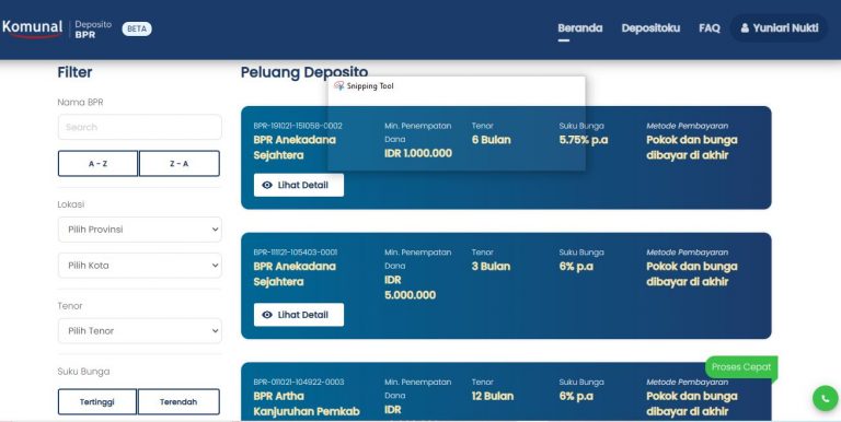 Deposito BPR Aman