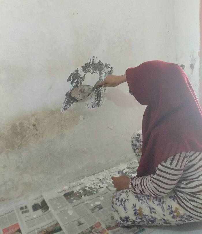 pengalaman mengecat tembok rumah sendiri
