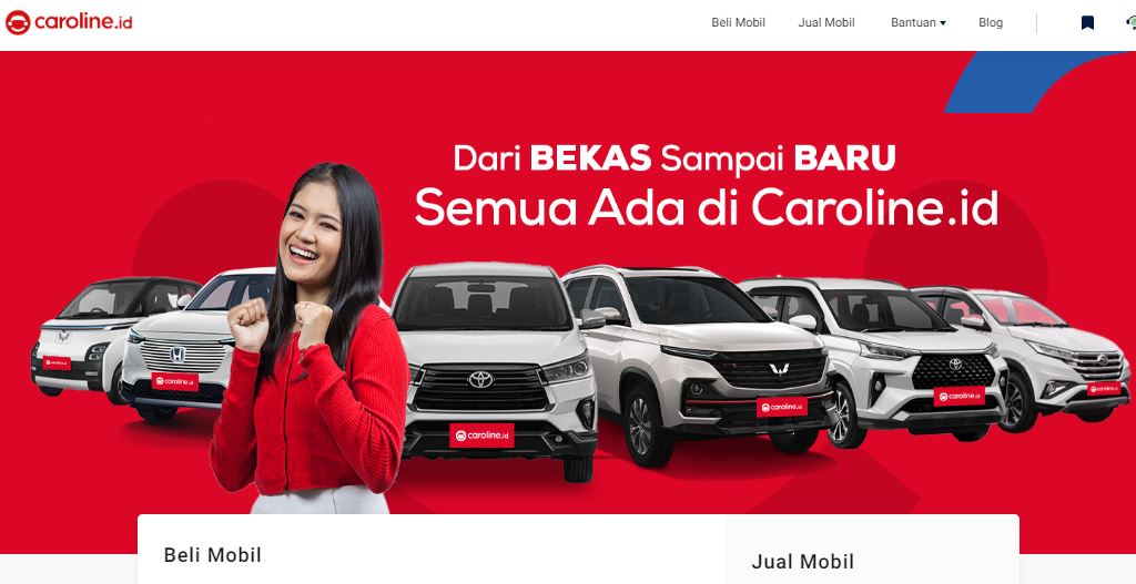 Platform jual beli mobil bekas caroline.id