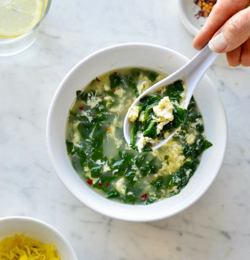 Resep Masakan Sup Telur Daun Basil Sederhana