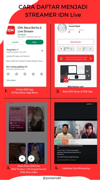 Cara menjadi Streamer IDN Live__