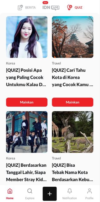 Fitur IDN Quiz