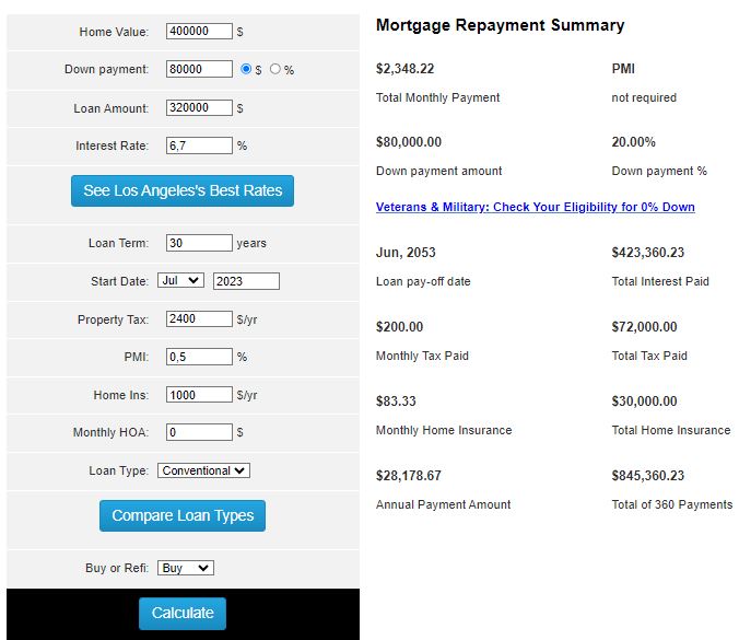 Mortgage Calculator