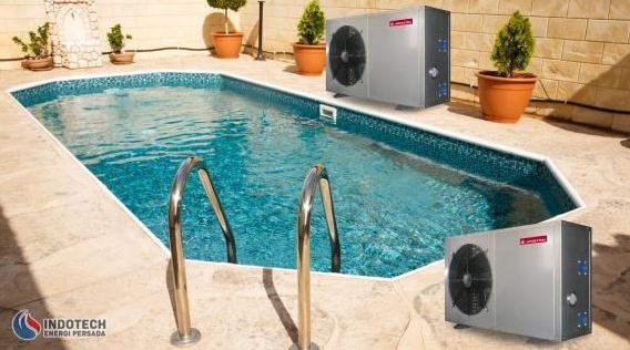 Penghangat Air Kolam Renang Heat Pump Ariston